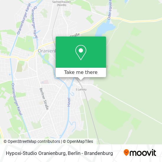 Hypoxi-Studio Oranienburg map