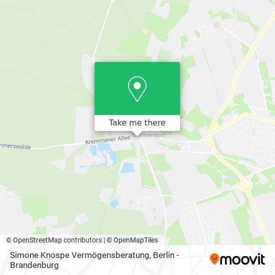 Simone Knospe Vermögensberatung map