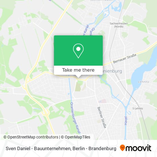 Sven Daniel - Bauunternehmen map