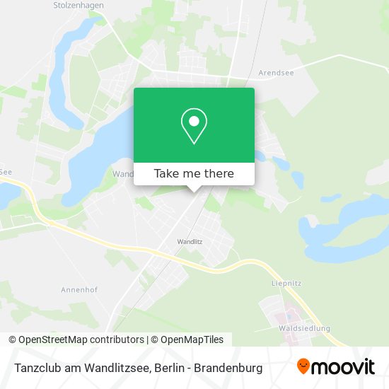 Tanzclub am Wandlitzsee map