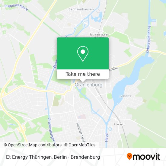 Карта Et Energy Thüringen