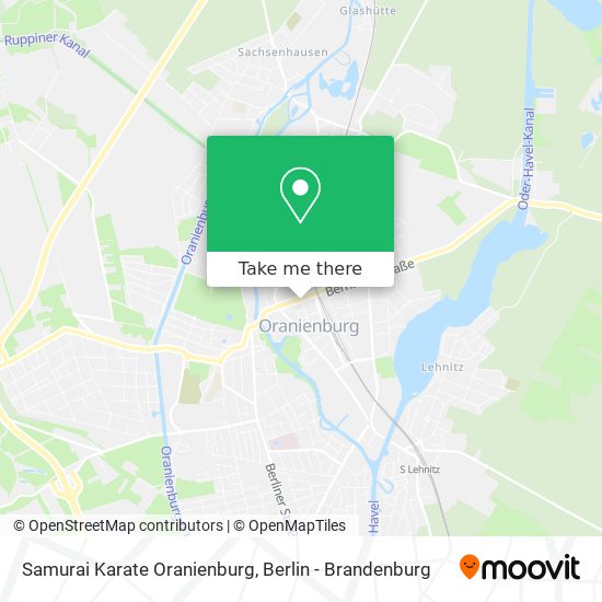 Samurai Karate Oranienburg map