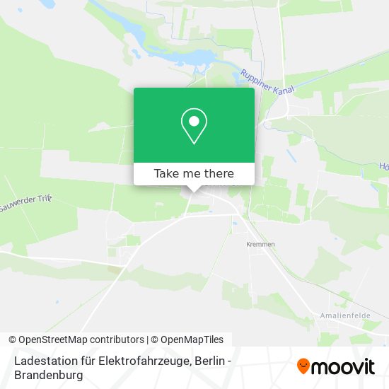 Карта Ladestation für Elektrofahrzeuge