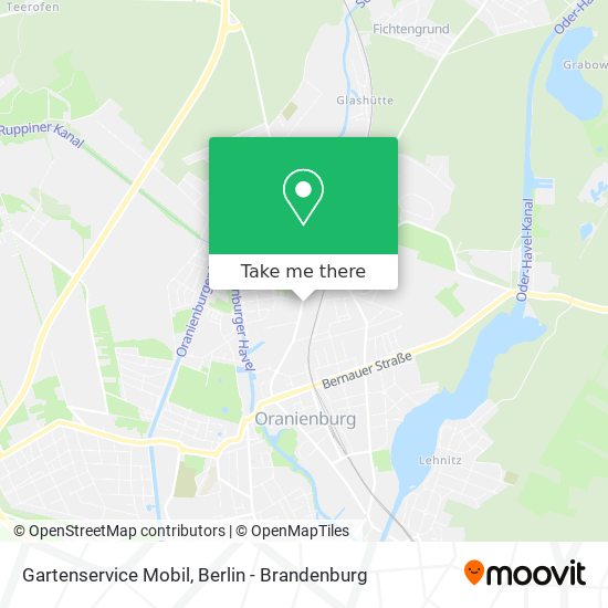 Gartenservice Mobil map