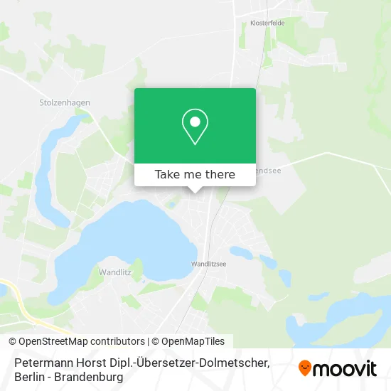 Карта Petermann Horst Dipl.-Übersetzer-Dolmetscher