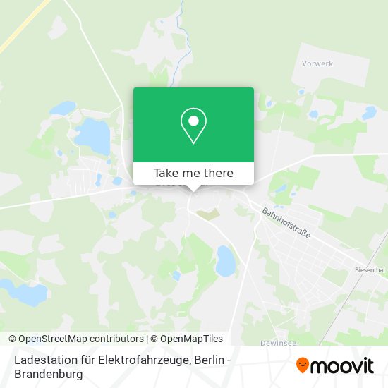 Ladestation für Elektrofahrzeuge map