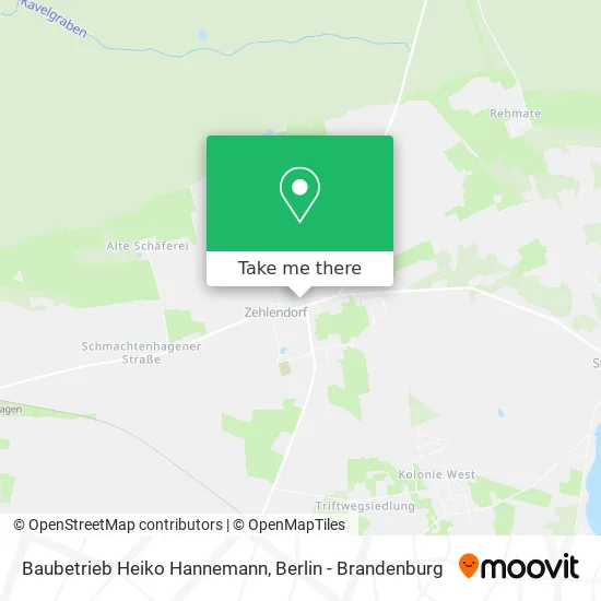 Карта Baubetrieb Heiko Hannemann