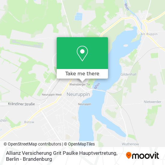 Allianz Versicherung Grit Paulke Hauptvertretung map