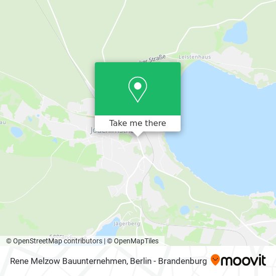 Rene Melzow Bauunternehmen map