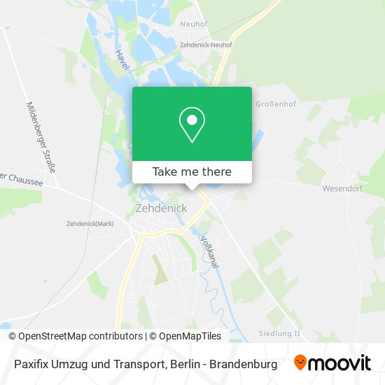 Paxifix Umzug und Transport map