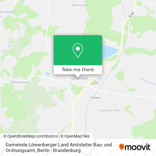 Gemeinde Löwenberger Land Amtsleiter Bau- und Ordnungsamt map