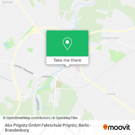 Abs Prignitz GmbH Fahrschule Prignitz map