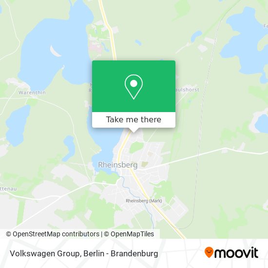 Volkswagen Group map