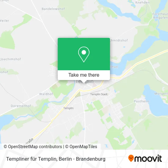 Карта Templiner für Templin