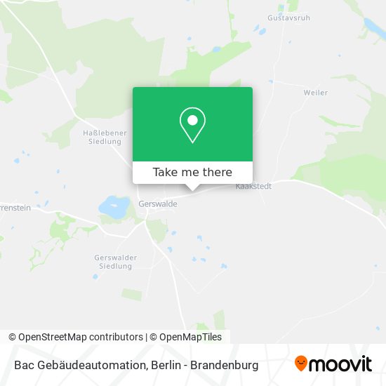 Bac Gebäudeautomation map