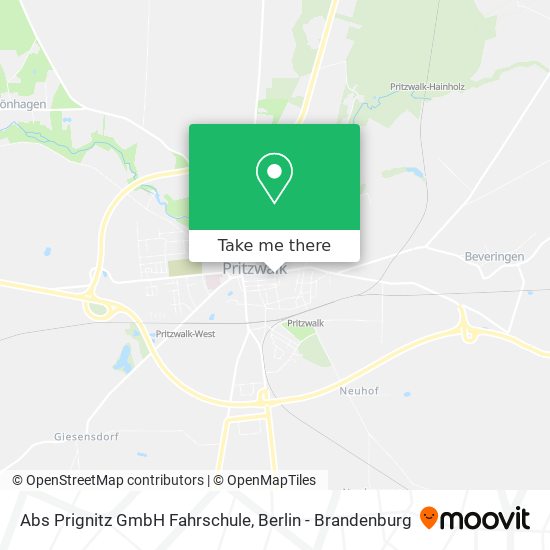 Abs Prignitz GmbH Fahrschule map