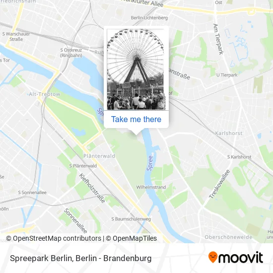 Spreepark Berlin map