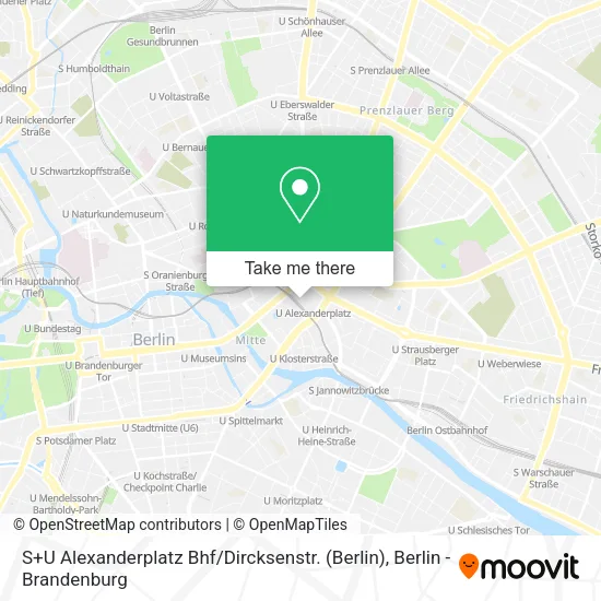 S+U Alexanderplatz Bhf / Dircksenstr. (Berlin) map