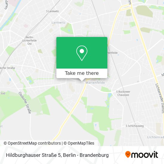 Карта Hildburghauser Straße 5