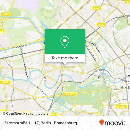 Карта Stromstraße 11-17