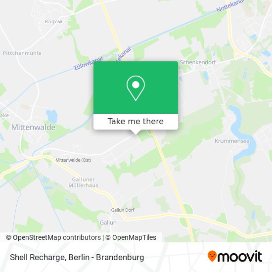 Shell Recharge map