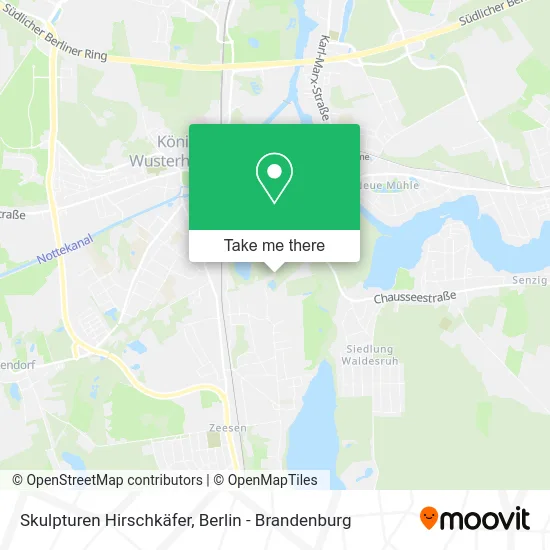 Карта Skulpturen Hirschkäfer