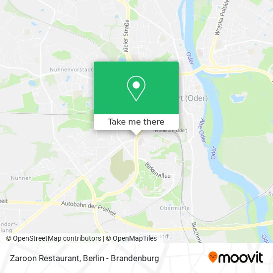 Карта Zaroon Restaurant