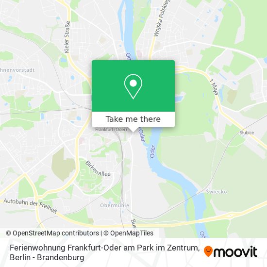 Ferienwohnung Frankfurt-Oder am Park im Zentrum map