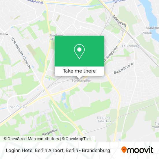Карта Loginn Hotel Berlin Airport