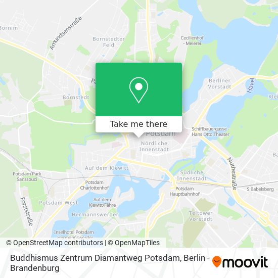 Карта Buddhismus Zentrum Diamantweg Potsdam