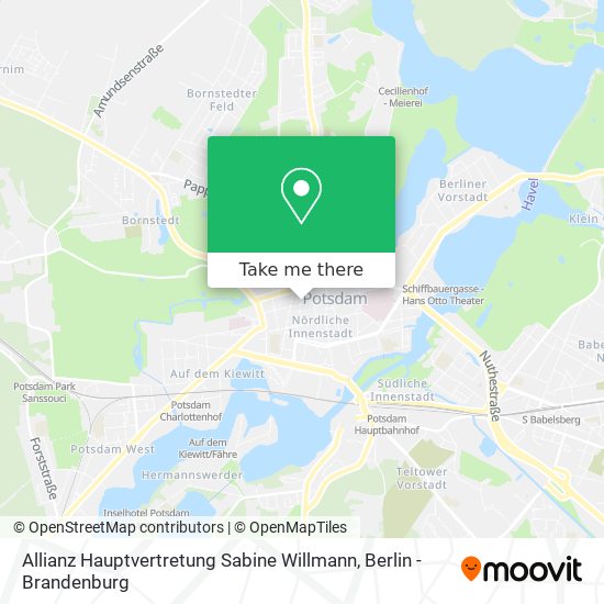 Allianz Hauptvertretung Sabine Willmann map