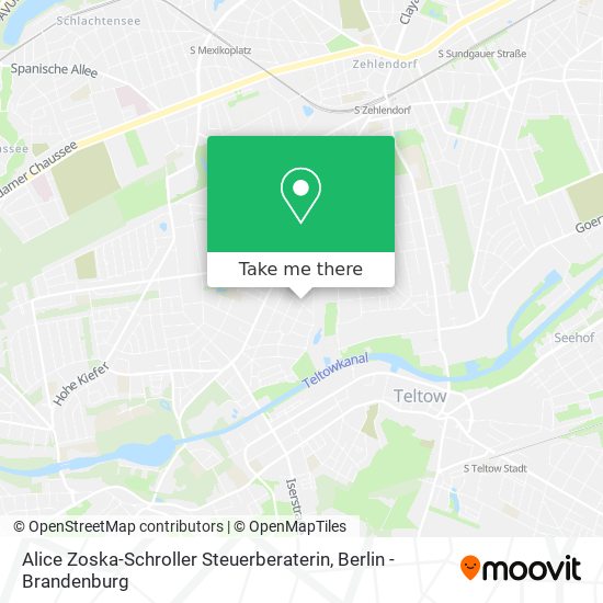 Alice Zoska-Schroller Steuerberaterin map