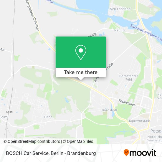 BOSCH Car Service map