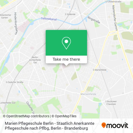 Marien Pflegeschule Berlin - Staatlich Anerkannte Pflegeschule nach Pflbg map