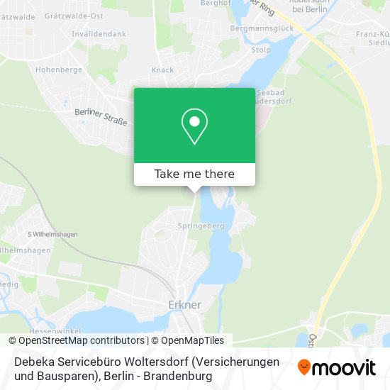 Debeka Servicebüro Woltersdorf (Versicherungen und Bausparen) map