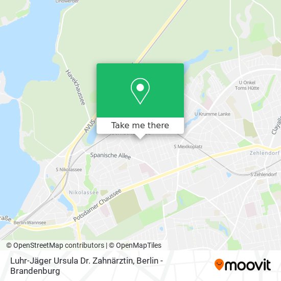 Карта Luhr-Jäger Ursula Dr. Zahnärztin