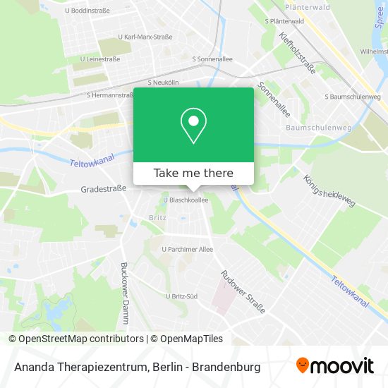 Ananda Therapiezentrum map