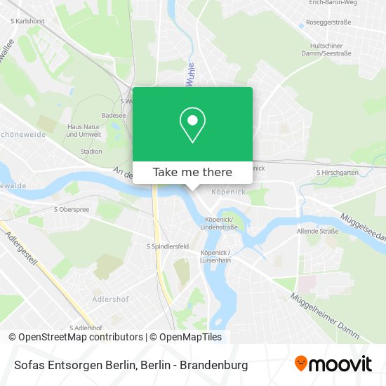 Sofas Entsorgen Berlin map