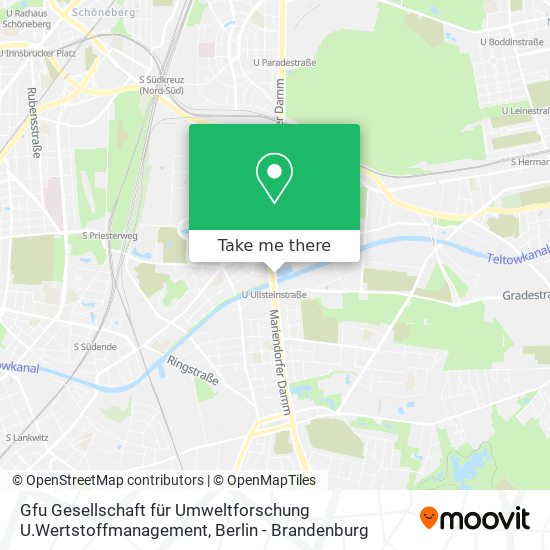 Gfu Gesellschaft für Umweltforschung U.Wertstoffmanagement map