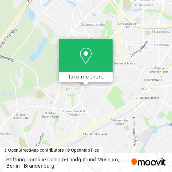 Карта Stiftung Domäne Dahlem-Landgut und Museum