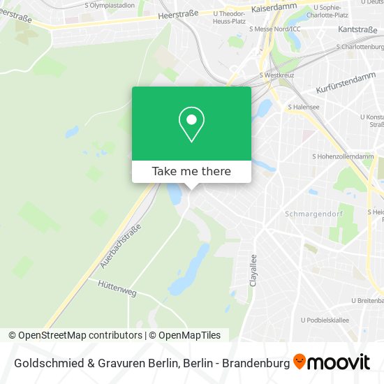 Карта Goldschmied & Gravuren Berlin