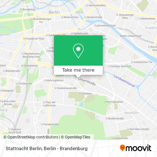 Stattnacht Berlin map