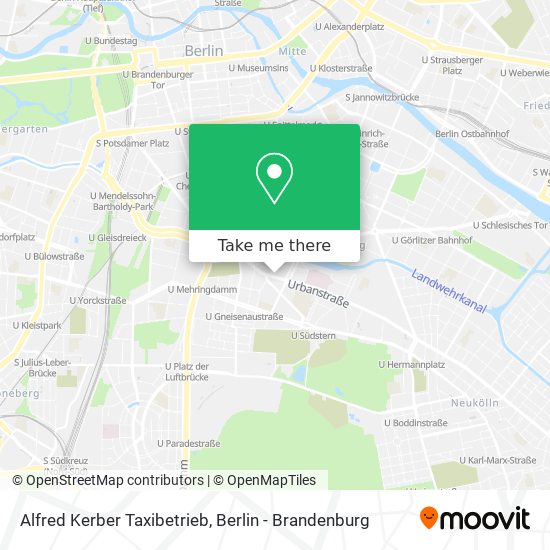 Alfred Kerber Taxibetrieb map