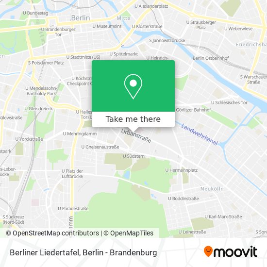 Berliner Liedertafel map