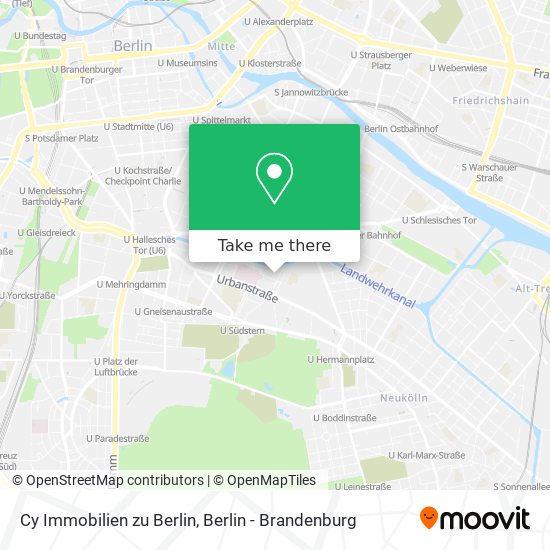 Карта Cy Immobilien zu Berlin