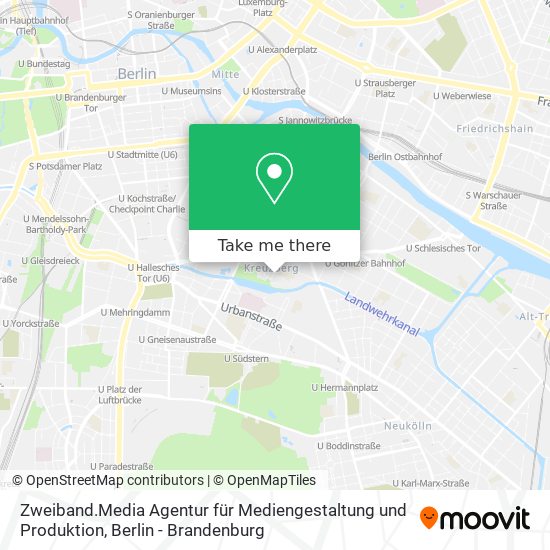 Zweiband.Media Agentur für Mediengestaltung und Produktion map