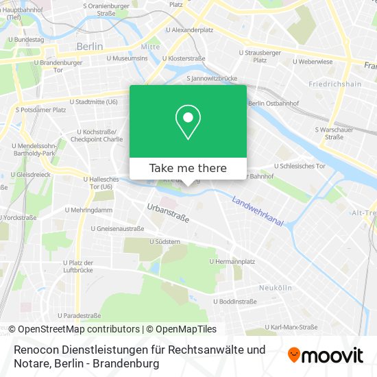 Renocon Dienstleistungen für Rechtsanwälte und Notare map