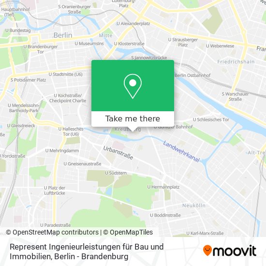 Represent Ingenieurleistungen für Bau und Immobilien map