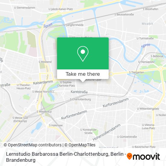 Lernstudio Barbarossa Berlin-Charlottenburg map