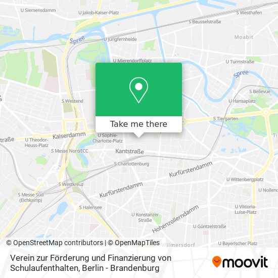 Verein zur Förderung und Finanzierung von Schulaufenthalten map